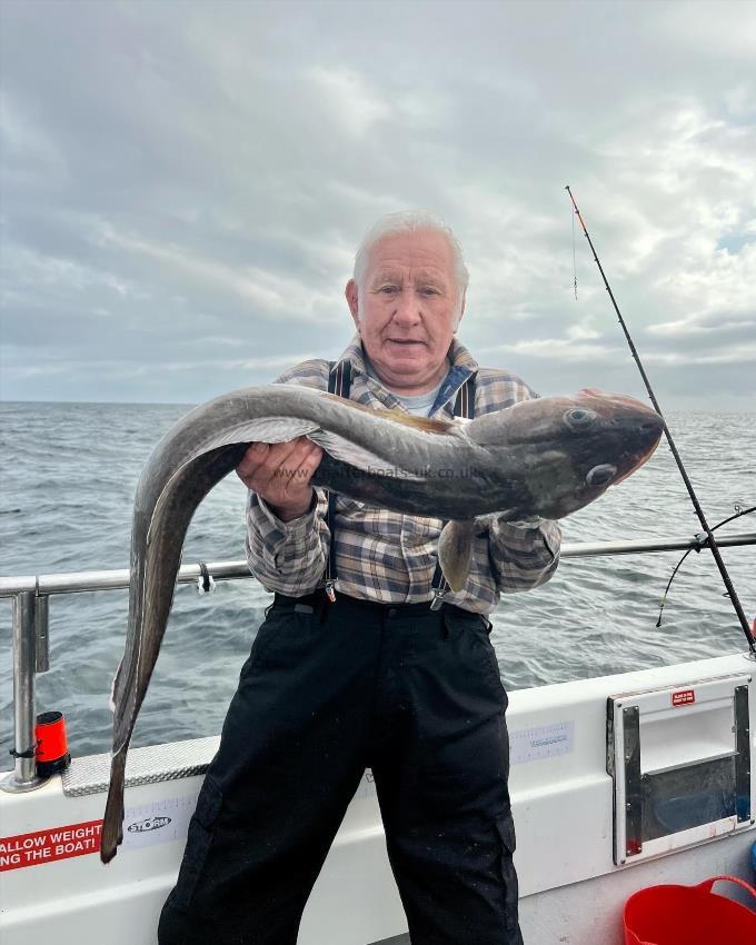 13 lb 8 oz Ling (Common) by Malc MacDonald