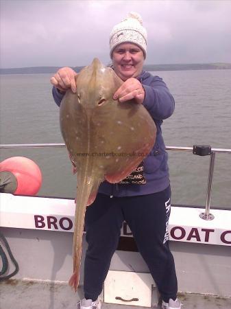 8 lb 8 oz Small-Eyed Ray by Unknown
