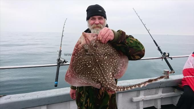 10 lb 3 oz Thornback Ray by Ian from Kent