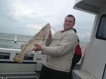 11 lb Cod by mullets first cod