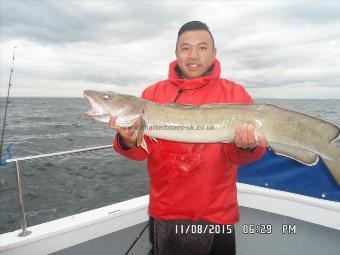 13 lb 2 oz Ling (Common) by Ken Hui, Gateshead