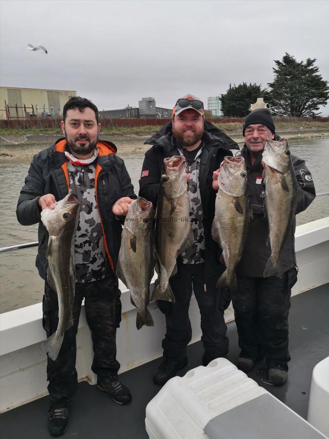 12 lb Pollock by Alex and John and friend