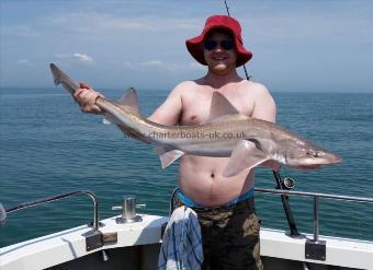 17 lb Starry Smooth-hound by James Wolfendale