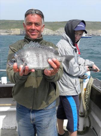 3 lb Black Sea Bream by Unknown