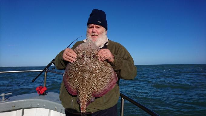 10 lb 1 oz Thornback Ray by John Flight