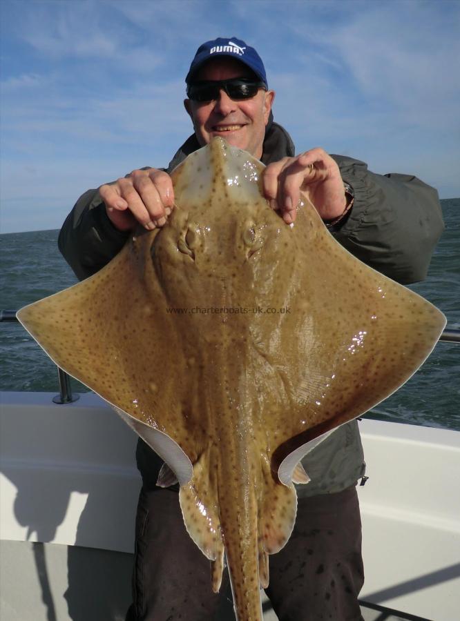 16 lb 2 oz Blonde Ray by Steve Herber