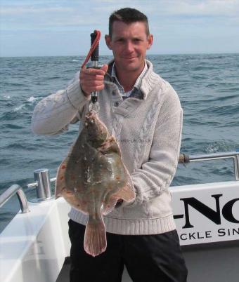 5 lb 8 oz Plaice by Ian Shakespeare