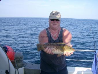 3 lb 1 oz Ballan Wrasse by Colin