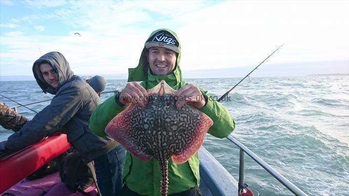 5 lb 3 oz Thornback Ray by George from medway