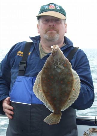 2 lb 4 oz Plaice by Alan Helbert