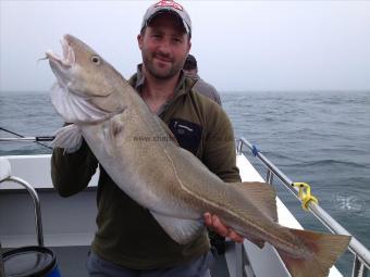 21 lb 3 oz Cod by Tom Paul