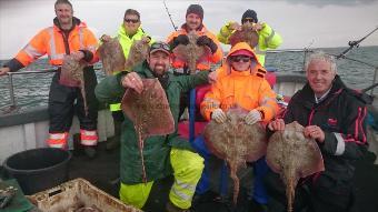 8 lb 6 oz Thornback Ray by Pauls party