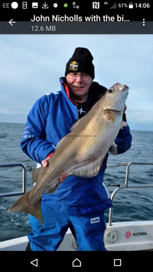 21 lb Pollock by John Nicholls