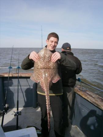 13 lb 4 oz Thornback Ray by Ryan