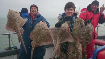 9 lb 6 oz Thornback Ray by Wayne from Kent