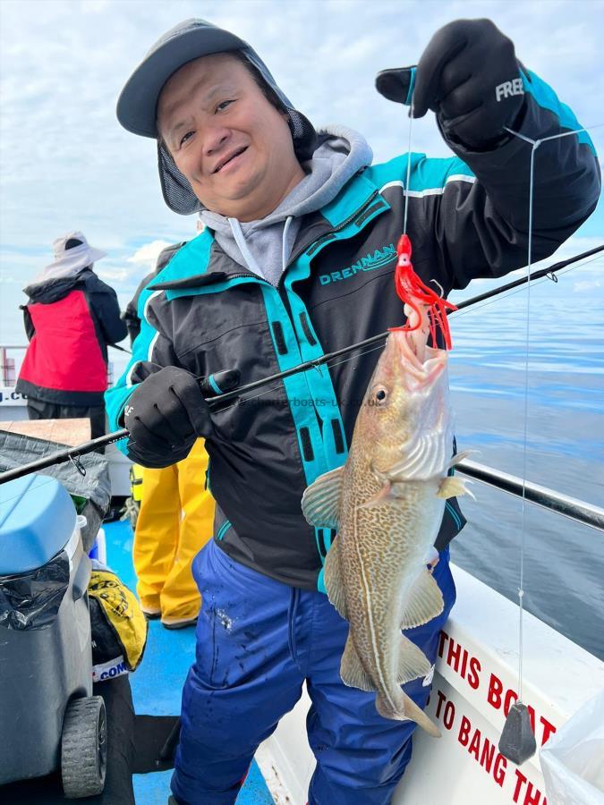 4 lb 4 oz Cod by Alan.