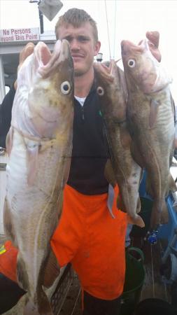 9 lb Cod by mike beadle from hull with cod caught on HEIDI J