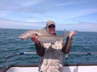 22 lb 5 oz Starry Smooth-hound by Peter Hamilton-Tangler