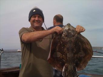 12 lb 8 oz Undulate Ray by Johnnie 'Brickie' Steele from Southampton