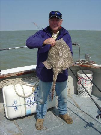 10 lb 12 oz Thornback Ray by Stuart Belbin Skipper  RAZORBILL