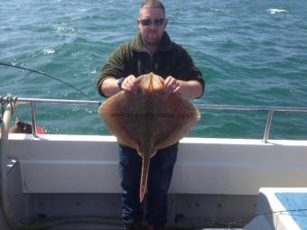 8 lb 6 oz Blonde Ray by Steve Davey