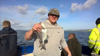 2 lb 4 oz Black Sea Bream by Stephen Wake