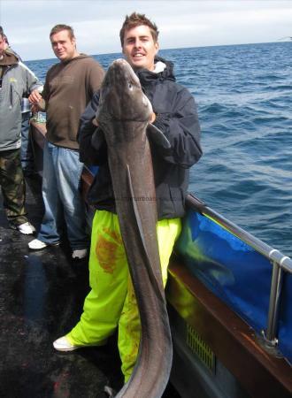 55 lb Conger Eel by Darren