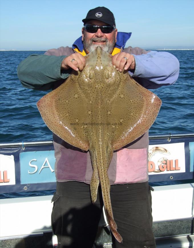 14 lb 8 oz Blonde Ray by Russell Salmon