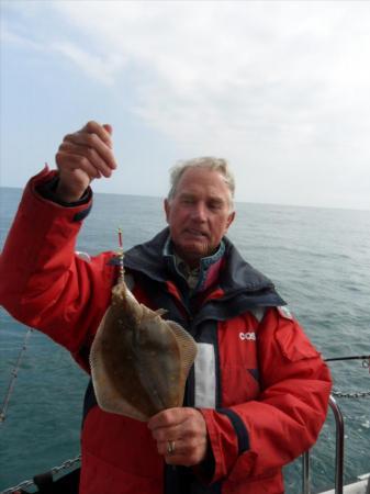 1 lb 4 oz Plaice by Joe B