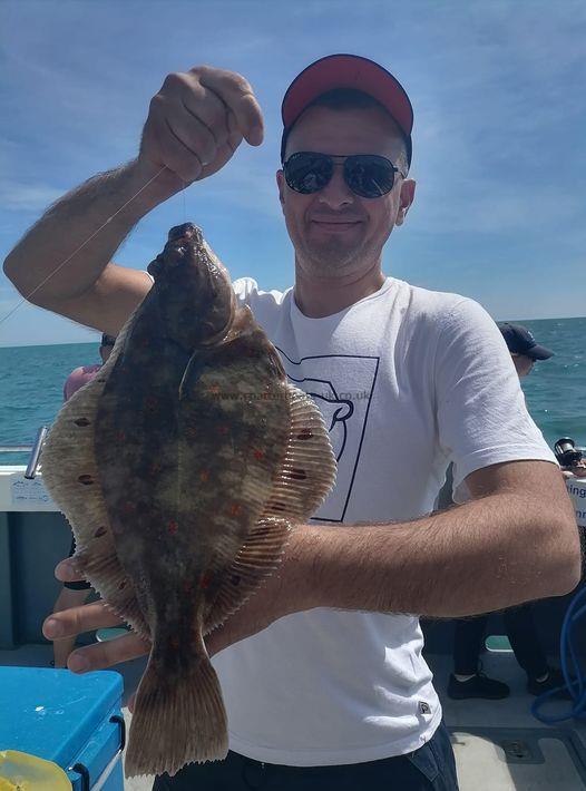 2 lb 6 oz Plaice by Unknown