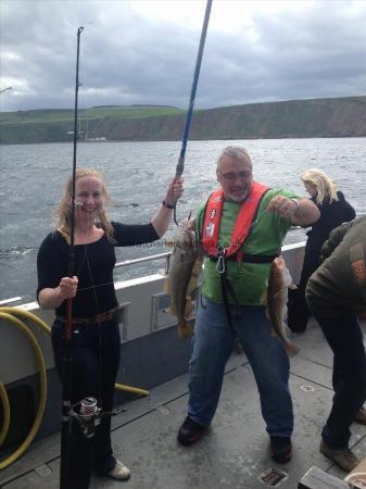 5 lb 8 oz Cod by Susan - helped by deckhand Graham