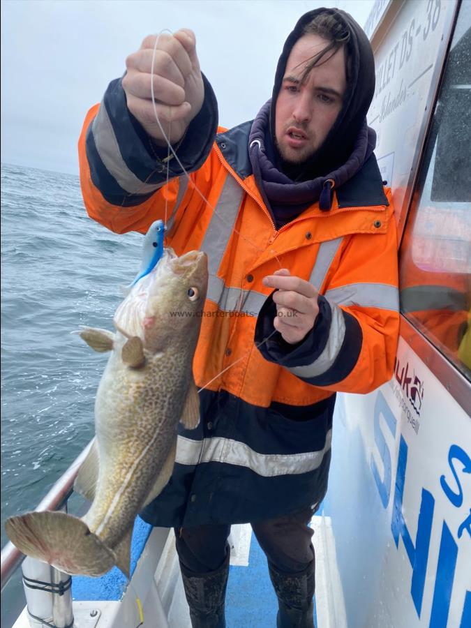 4 lb 3 oz Cod by Fergus.