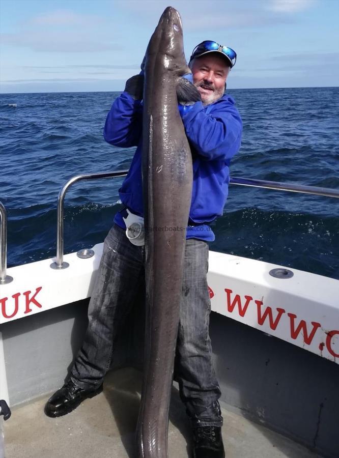 65 lb Conger Eel by Paul Maris