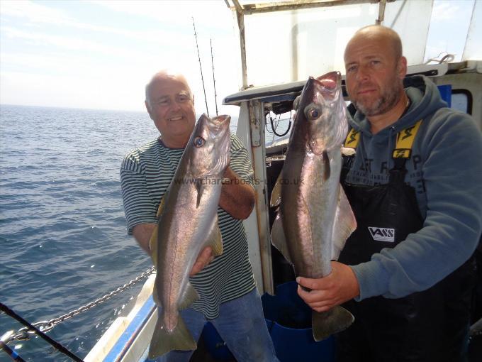 7 lb Pollock by pair of 7 pounders