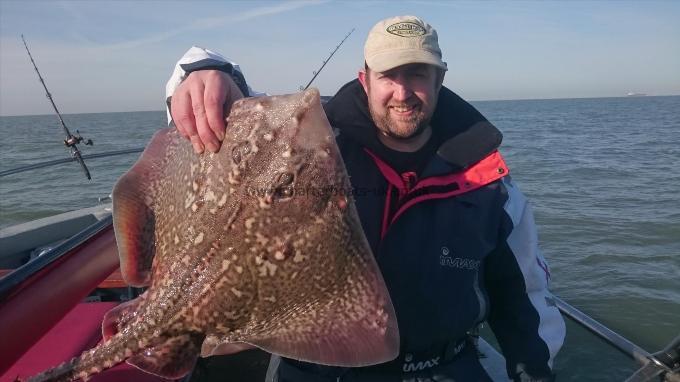 12 lb 6 oz Thornback Ray by Unknown