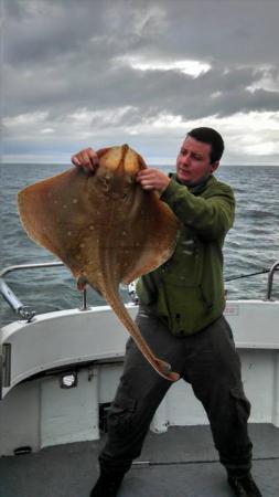 19 lb 9 oz Blonde Ray by Dan Wilson