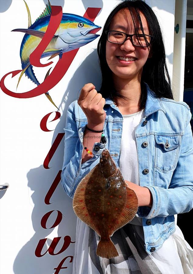 1 lb 6 oz Plaice by Unknown