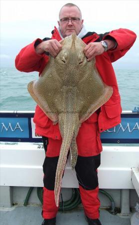 26 lb 8 oz Blonde Ray by Ian Slater