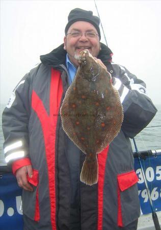 3 lb 8 oz Plaice by Russell Salmon