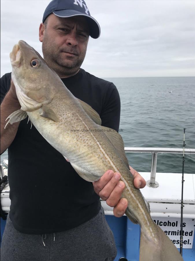 8 lb Cod by Daniel. Cod catching on heidi j