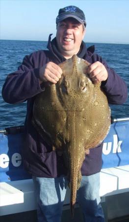 20 lb 2 oz Blonde Ray by Peter Gillett