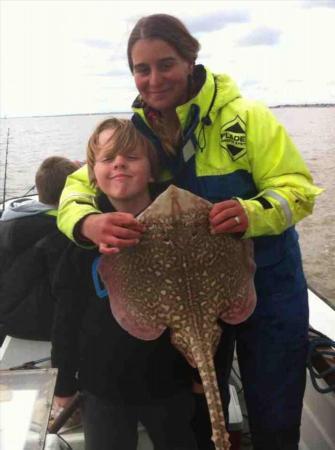 8 lb 12 oz Thornback Ray by Scott Belbin