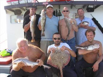 6 lb 8 oz Thornback Ray by dave and canvey pirates