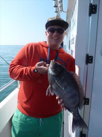 4 lb 8 oz Black Sea Bream by Adam Moss