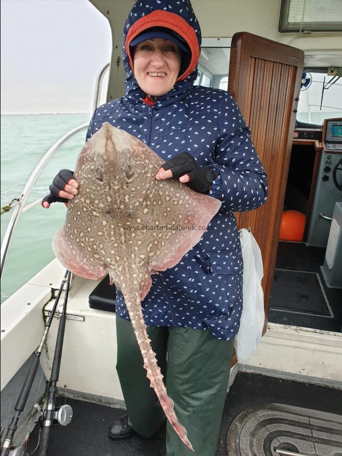 8 lb Thornback Ray by Bob Marshall