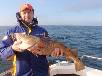 9 lb Cod by Eddie Gibbs from Leeds.