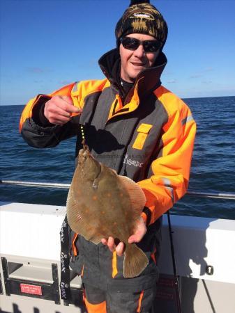 2 lb 8 oz Plaice by Martin Trowbridge