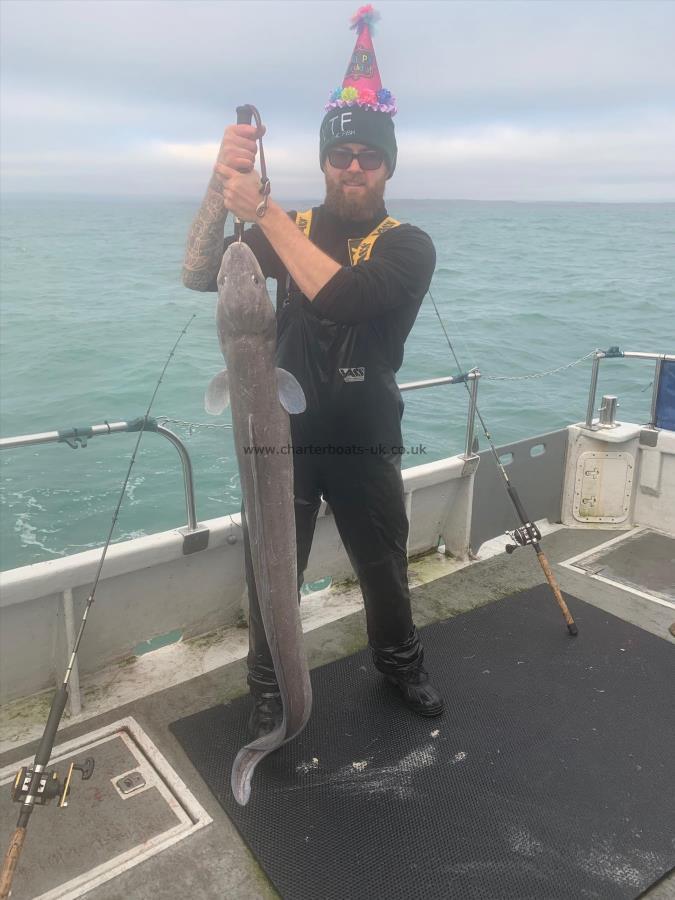 31 lb Conger Eel by Max