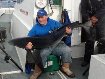 121 lb Blue Shark by Luke Rees