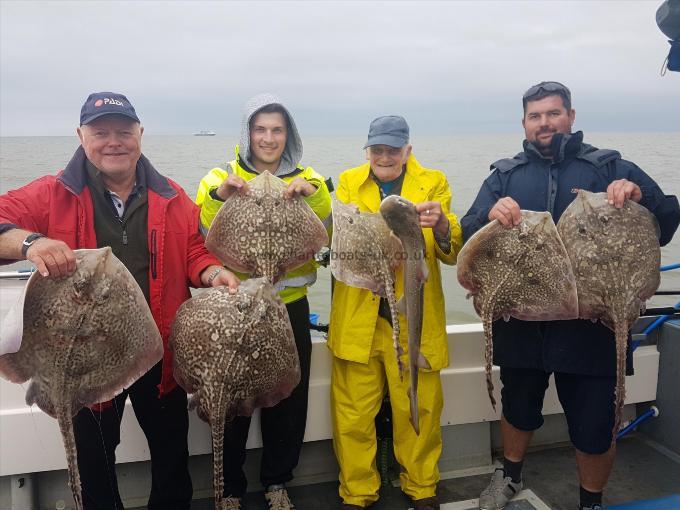 10 lb Thornback Ray by Wed 19th few Keepers 24 rays caught rest returned